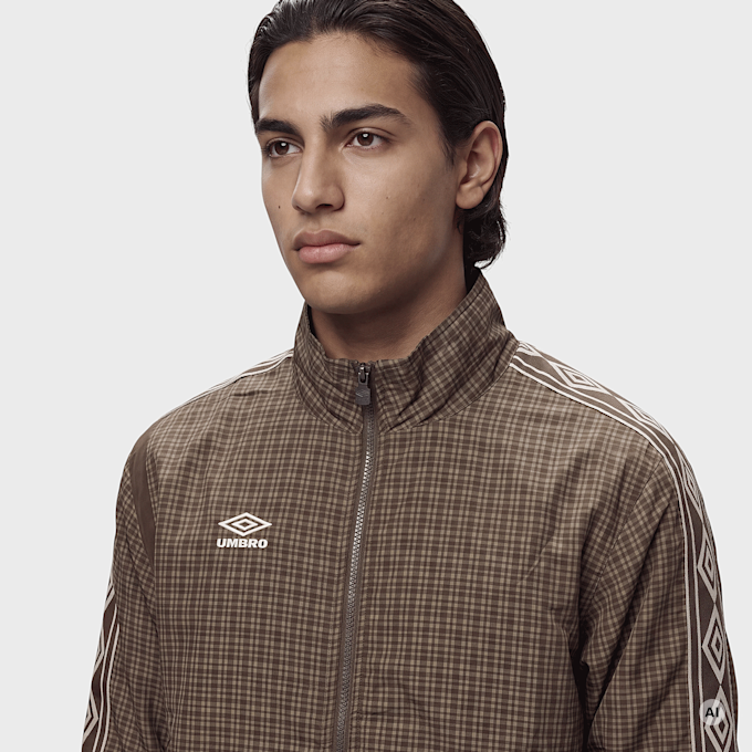 Umbro Checkered Track Jacket castanho 103741 3
