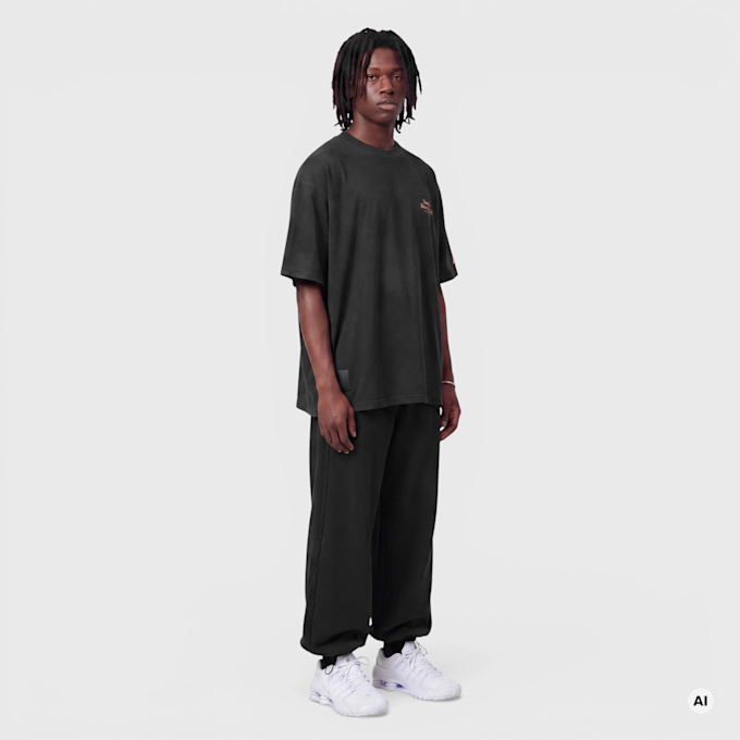 Another Cotton Lab SRC Washed T-Shirt crna 103950 3