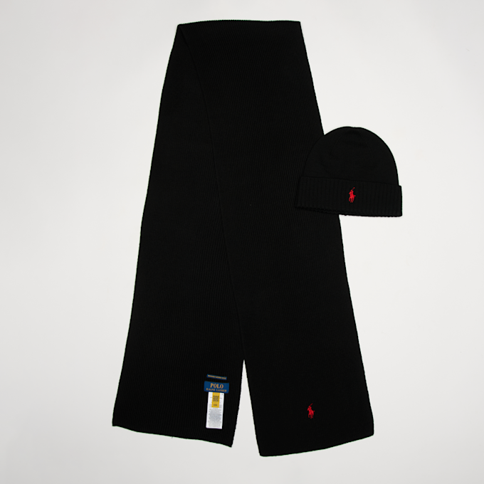 Polo Ralph Lauren HATSCARFGBOX-COLD WEATHER-HAT POLO BLACK zwart 104003 1