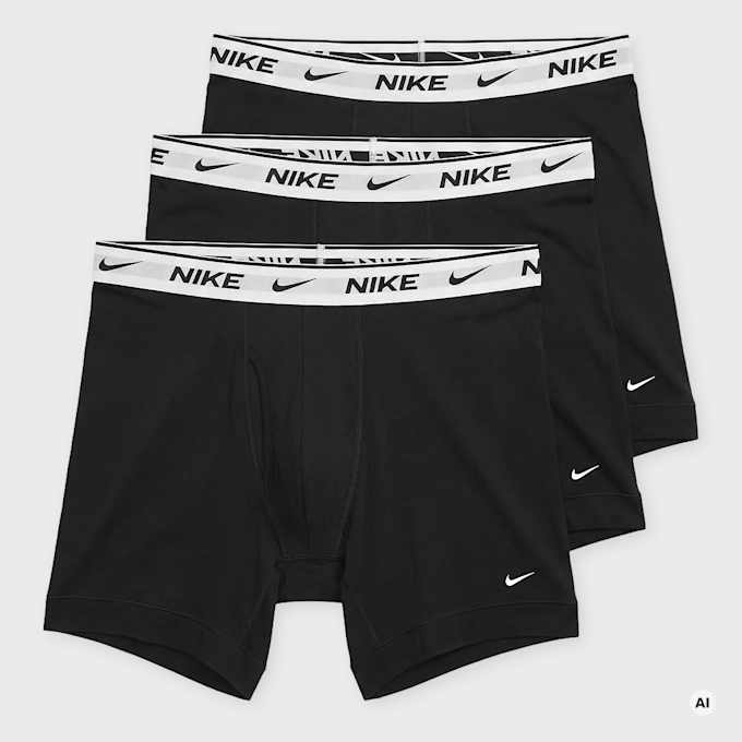 Nike 3 PACK - Essential Cotton Stretch Boxer schwarz 104221 1