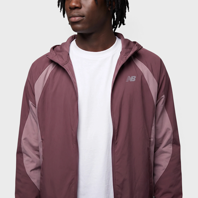 New Balance Color Blocked Woven Jacket crvena 104502 2