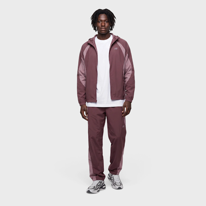 New Balance Color Blocked Woven Jacket rood 104502 3