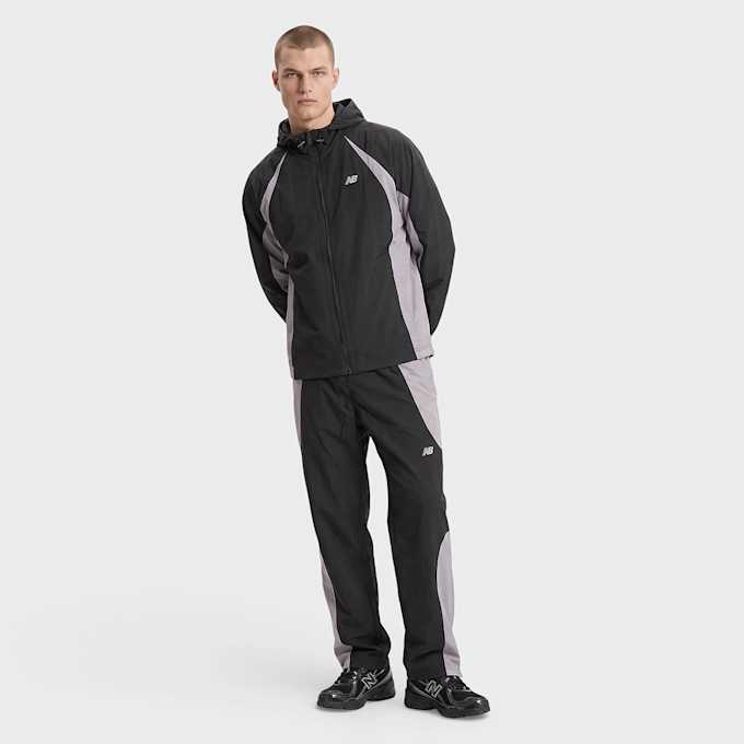 New Balance Color Blocked Woven Jacket preto 104505 5