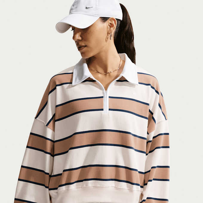 Nike   Sportswear 1/4-Zip Sweatshirt beż 104520 3