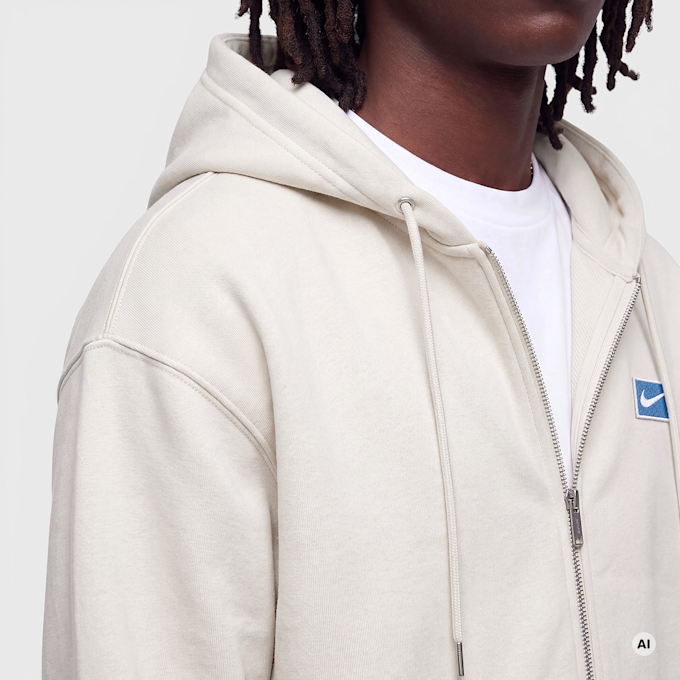 Nike   Sportswear Sport Fleece Graphic Full-Zip Hoodie beige 104517 3