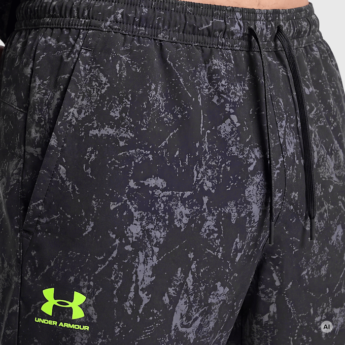 Under Armour UA VIBE WOVEN JOGGER ultimate black/green citrine nero 104795 3
