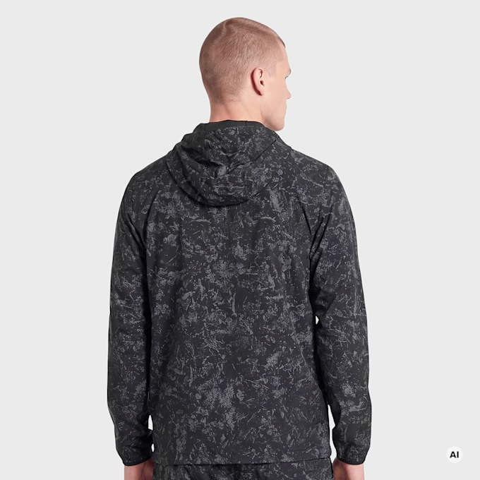 Under Armour UA VIBE WOVEN JACKET ultimate black/green citrine negro 104786 2