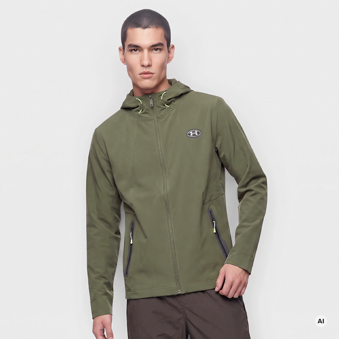 Under Armour Utility Woven Winterized Fullzip zielony 104793 1