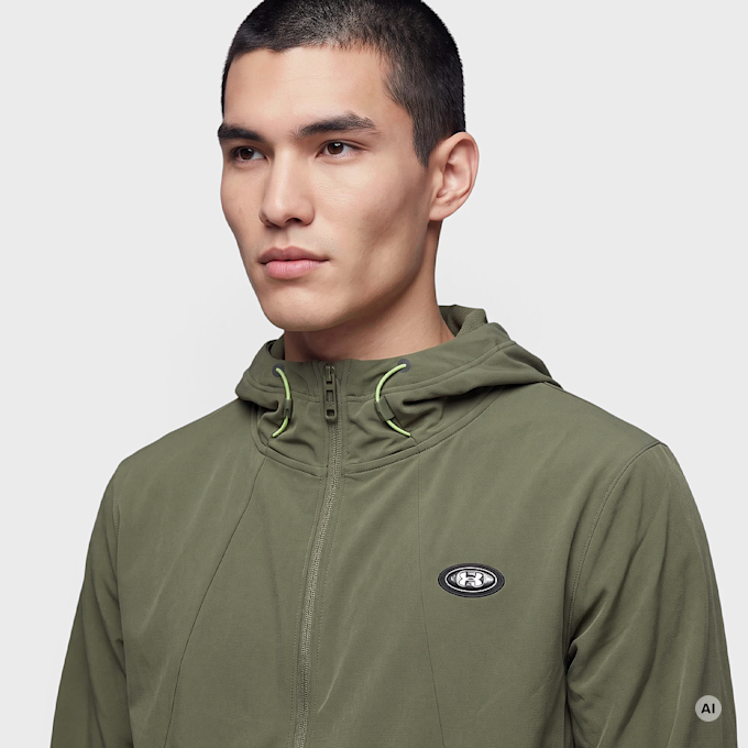 Under Armour Utility Woven Winterized Fullzip zelena 104793 3