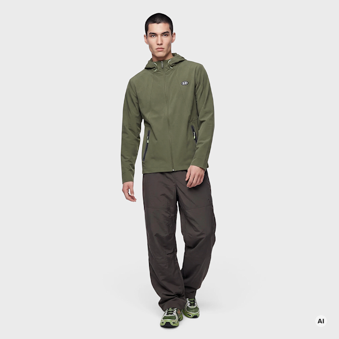 Under Armour Utility Woven Winterized Fullzip zielony 104793 4