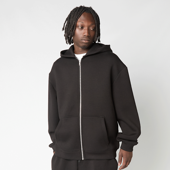 Urban Classics Heavy Scuba Zip Hoody noir 104756 1