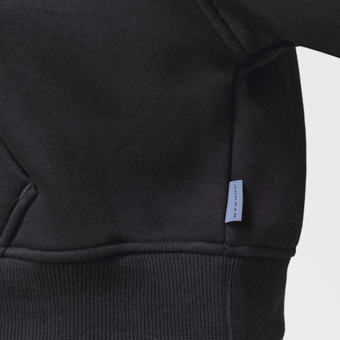 Jordan Brooklyn Space Jam Fleece Full-Zip Cropped Hoodie zwart 105203 5