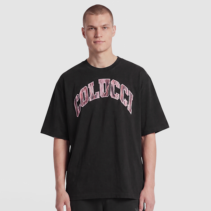 Colucci Logo T-Shirt College zwart 105221 1