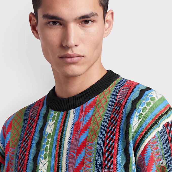 Colucci CREWNECK SWEATER AOP MULTI multicolor 105225 3
