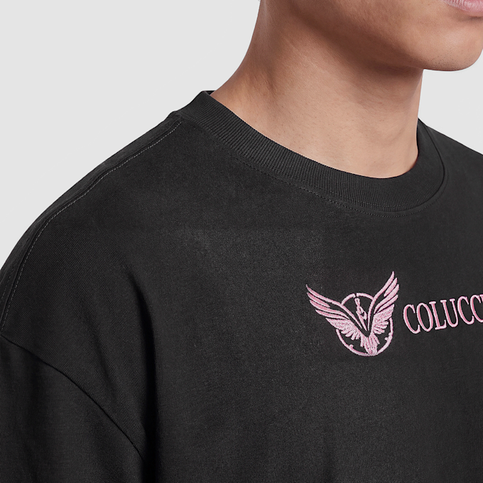 Colucci Ikarus Backprint T-Shirt zwart 105228 3