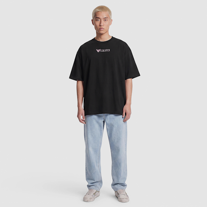 Colucci Ikarus Backprint T-Shirt czarny 105228 4