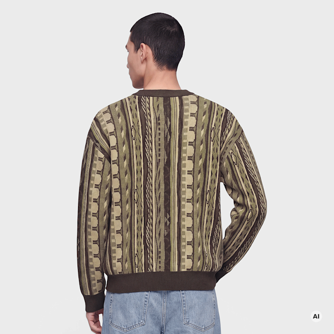 Colucci FLATKNIT SWEATER BROWN brun 105233 2