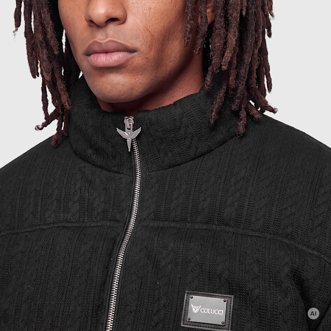 Colucci METAL PLAQUE PUFFERJACKET BLACK preto 105237 3
