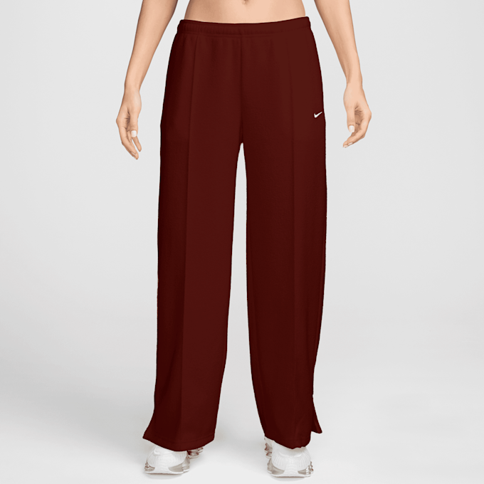 Nike Studio Fleece Plush Wide Leg Pant crvena 105400 1