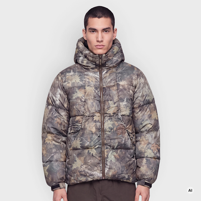 K1X Tag Logo Shiny Puffer camuflaje 105570 1