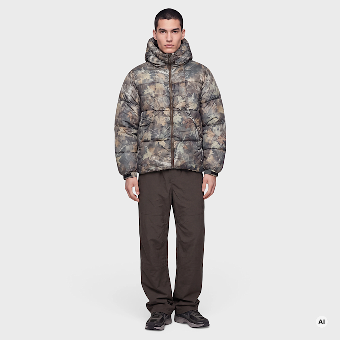 K1X Tag Logo Shiny Puffer camuflaje 105570 4