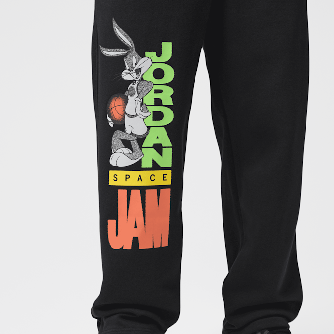 Nike Brooklyn Space Jam Fleece Cuffed Pants negro 105484 5