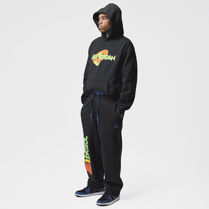 Nike Brooklyn Space Jam Fleece Cuffed Pants Schwarz 105484 7