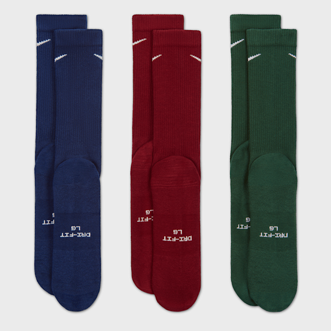 Nike 3 PACK - Everyday Elevated Crew Socks Multicolore 105501 3