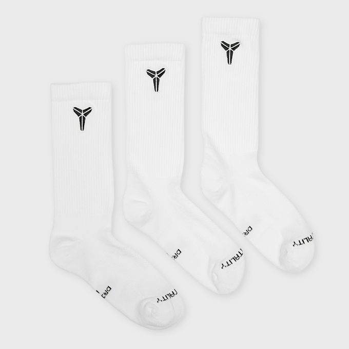 Nike   3 PACK - Everyday Elevated "Kobe" Crew Socks branco 105504 2