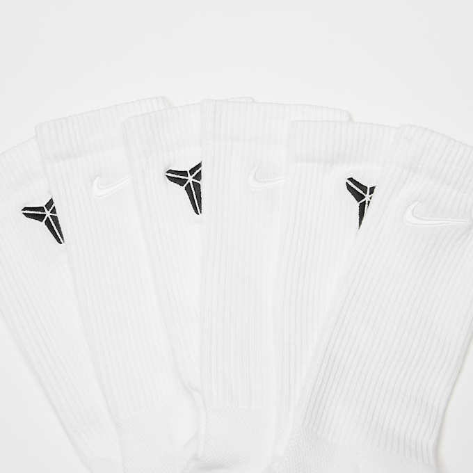 Nike   3 PACK - Everyday Elevated "Kobe" Crew Socks branco 105504 3