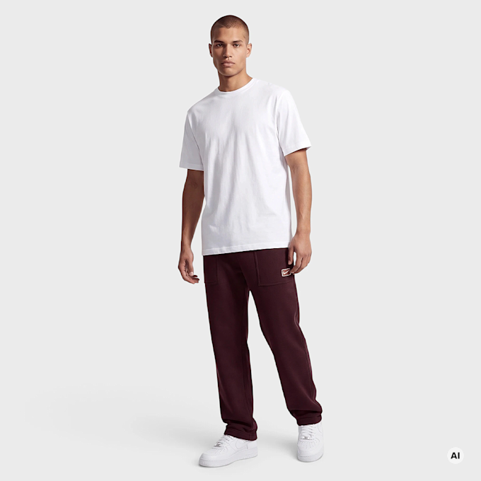 Nike Sportswear SF Open Hem Pant rouge 105719 4