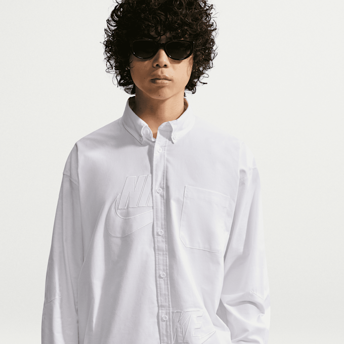 Nike Club Rules Oxford Futura Longsleeve branco 105764 3