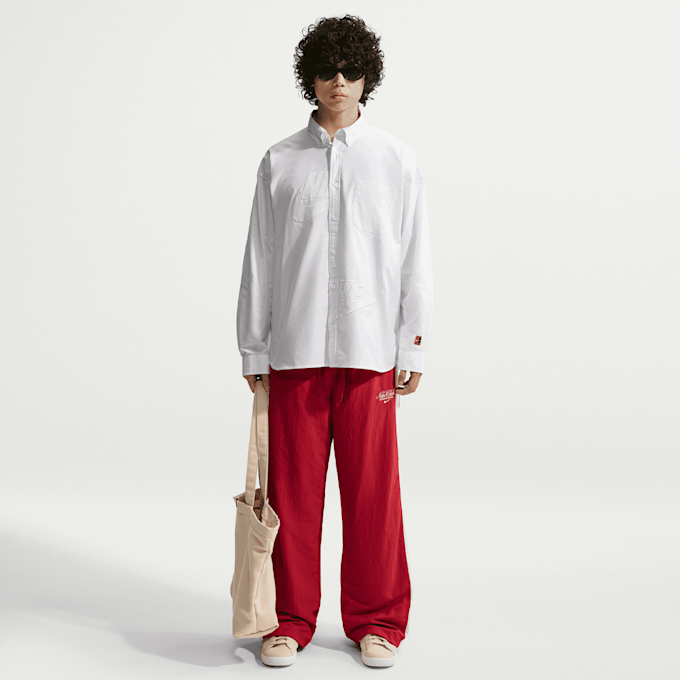 Nike Club Rules Oxford Futura Longsleeve branco 105764 5