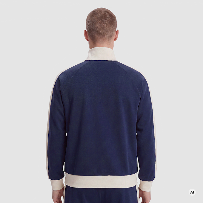 Karl Kani Signature Sidestripe Pique Trackjacket azul 106066 2