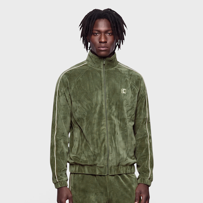 Karl Kani OG Velour Raglan Trackjacket vert 106250 1