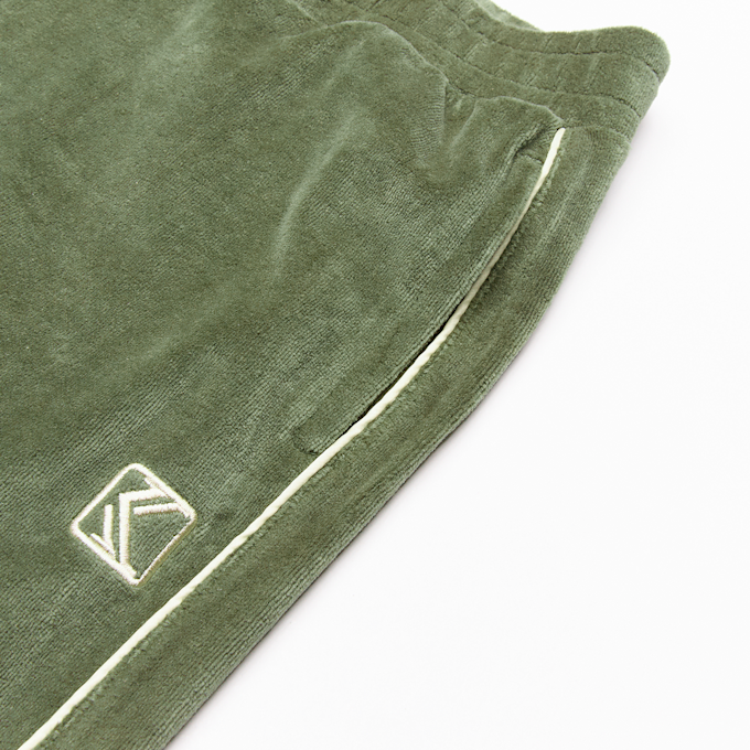 Karl Kani OG Velour Straight Leg Trackpants vert 107545 3
