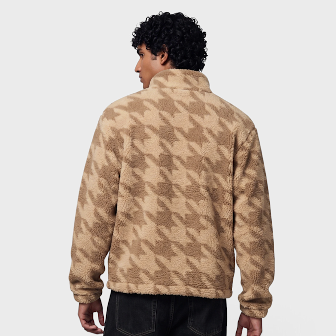 Karl Kani Signature Houndstooth Teddy Troyer Beige 106263 2