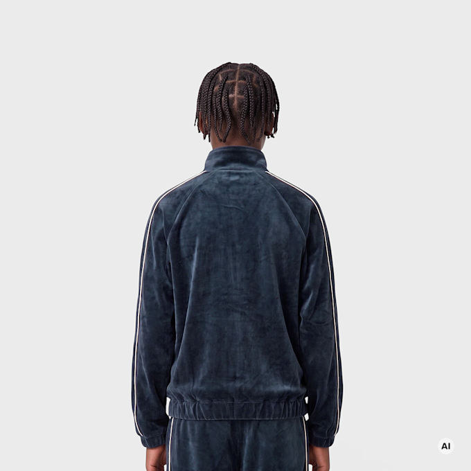 Karl Kani OG Velour Trackjacket Blau 106905 2