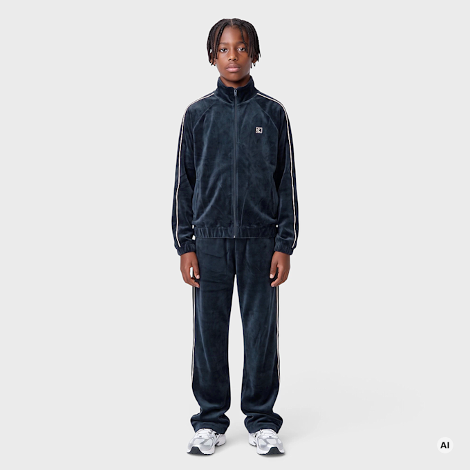 Karl Kani OG Velour Trackjacket bleu 106905 4
