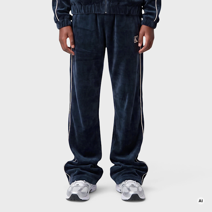 Karl Kani OG Velour Trackpants plava 106907 1