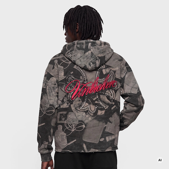 Smoke Rise VOICES WITHIN FULL ZIP HOODIE BLACK Colore Non Definito 106944 2