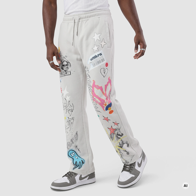 Smoke Rise Doodle Fleece Pant multicolorido 106950 1