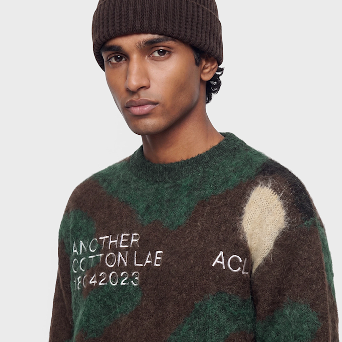 Another Cotton Lab Another Tarn Knit Sweater Grün 107034 3