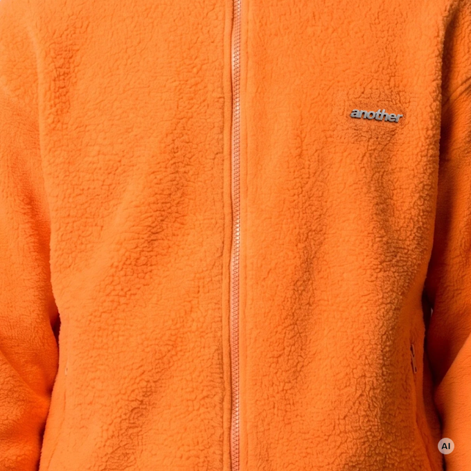 Another Cotton Lab Premium Fleece Jacket naranja 107039 3
