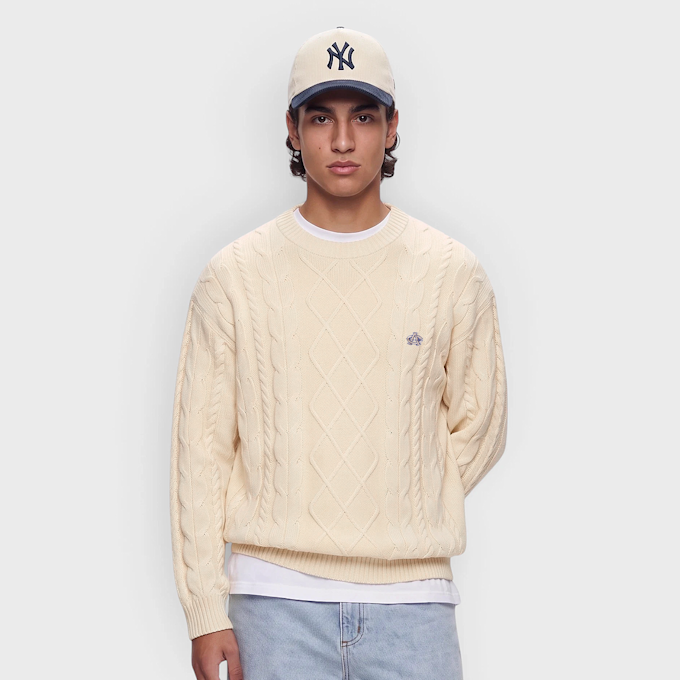 Another Cotton Lab Another Cable Knit Sweater beż 107058 1