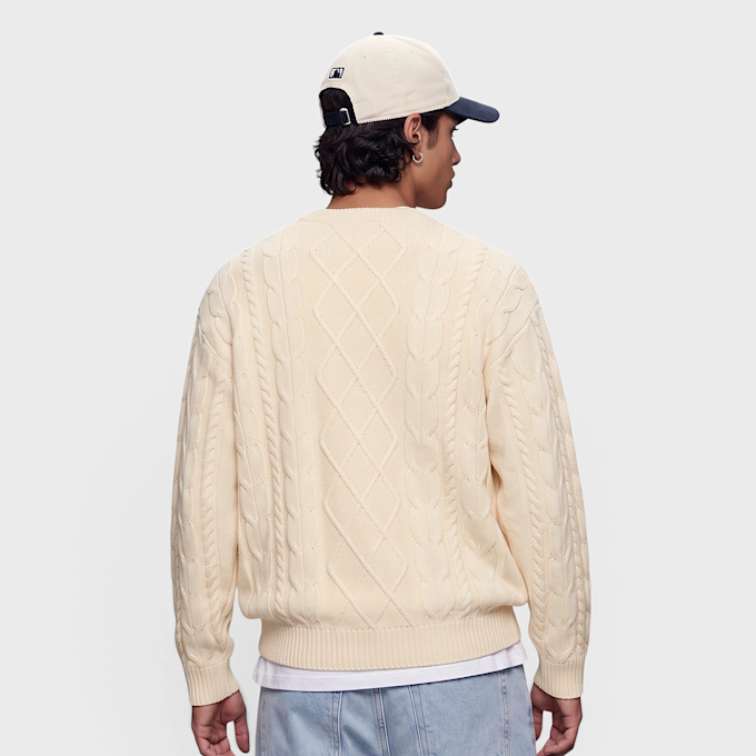 Another Cotton Lab Another Cable Knit Sweater beż 107058 2