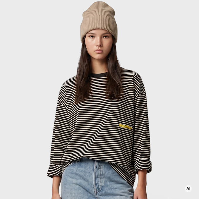 Another Cotton Lab Santal Longsleeve negro 107048 1