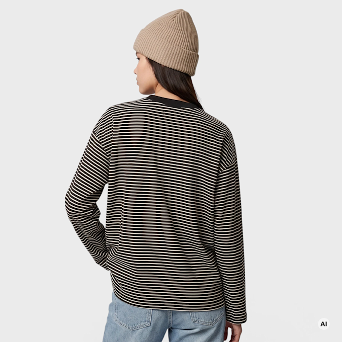 Another Cotton Lab Santal Longsleeve noir 107048 2