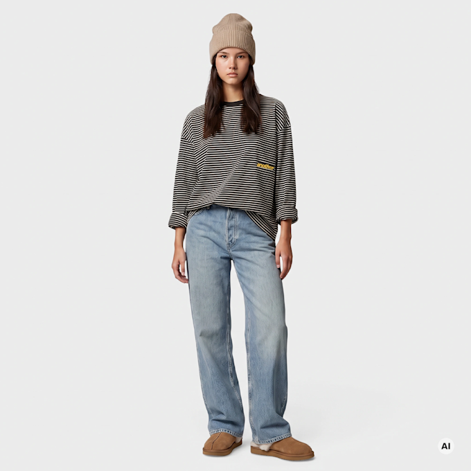 Another Cotton Lab Santal Longsleeve Schwarz 107048 4