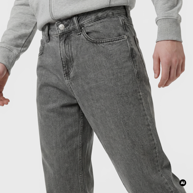 Urban Classics 90's Jeans szary 107073 3